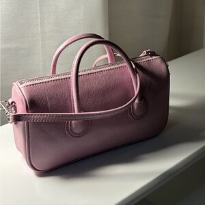 Marge Sherwood Pink crinkle shoulder bag
